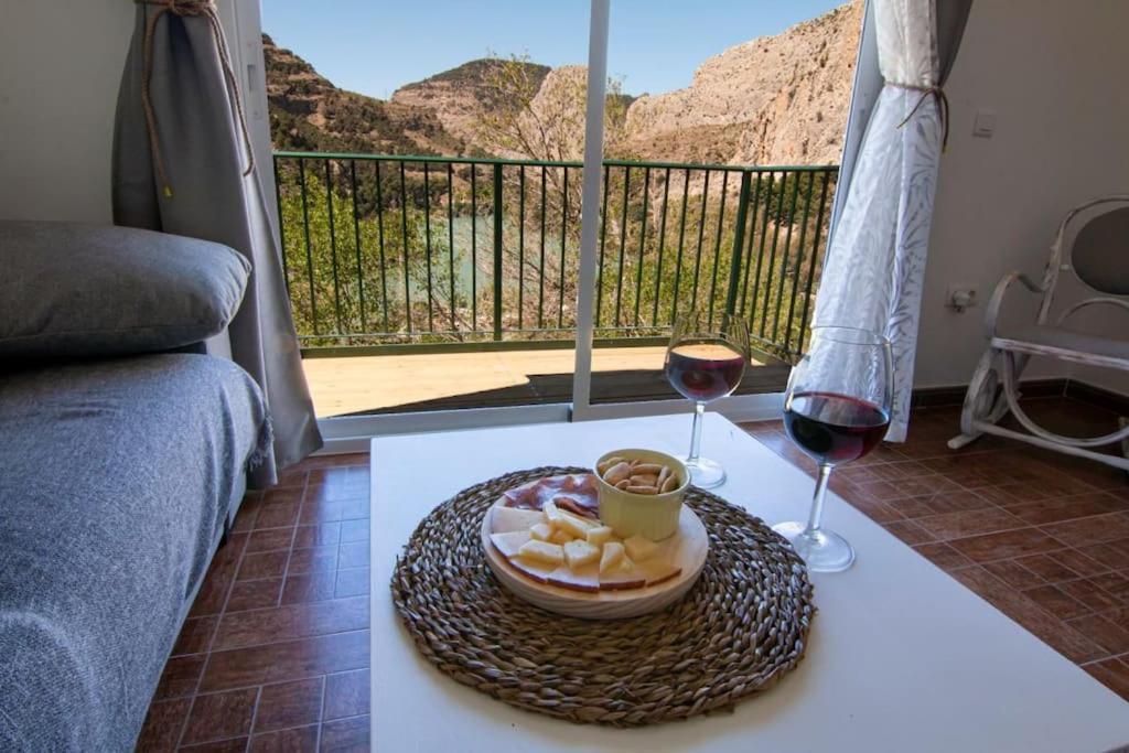 La Barberia De Miguel Villa El Chorro Dış mekan fotoğraf