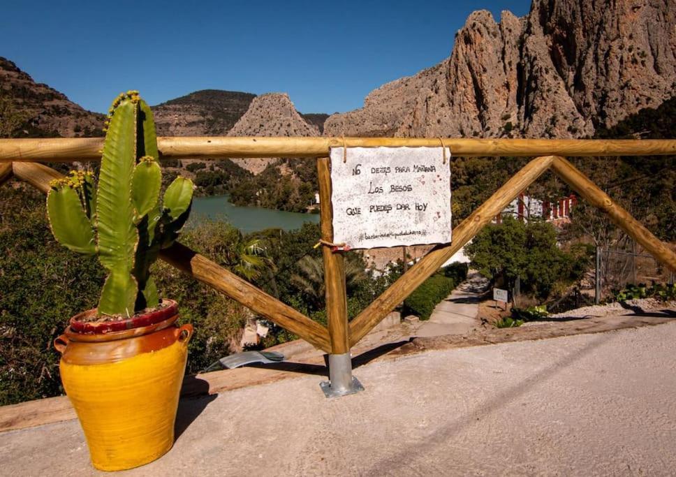 La Barberia De Miguel Villa El Chorro Dış mekan fotoğraf